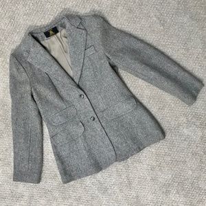 100% Pure Virgin Wool Blazer Coat